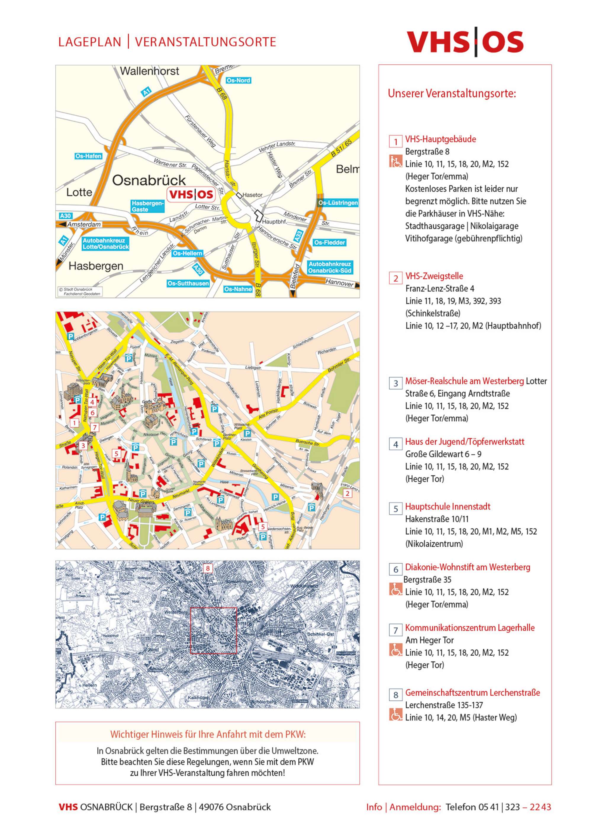 Lageplan | Anfahrt